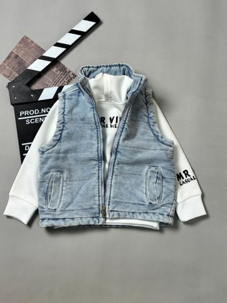 قميص + بلوز ولادي جينز 1-12