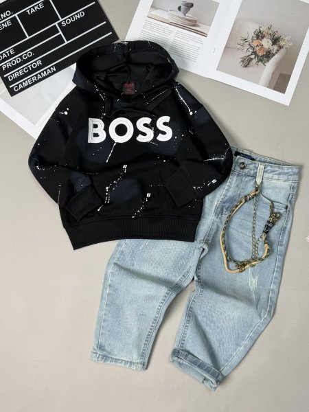 طقم ولادي Boss ربيعي 2-10