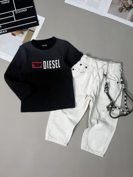 طقم ولادي diesel ربيعي 12-30M بيبي