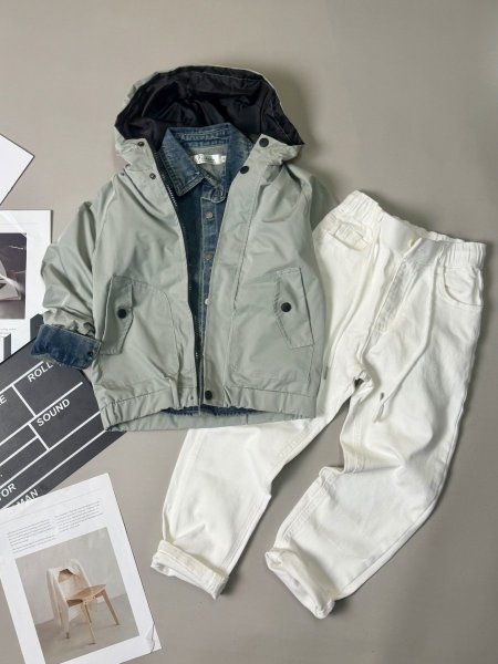 طقم ولادي 3 قطع 6-12