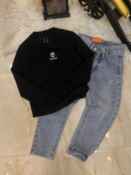 طقم ولادي ربيعي Timberland 4-10