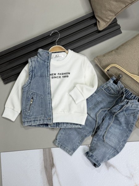 طقم ولادي جينز1-5