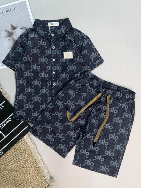 طقم جينز ولادي صيفي ALO 6-14