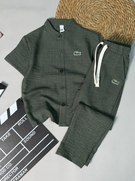 طقم ولادي صيفي Lacoste 4-14