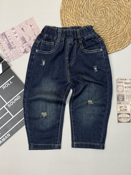 بطلون جينز ولادي 2-5 سنوات