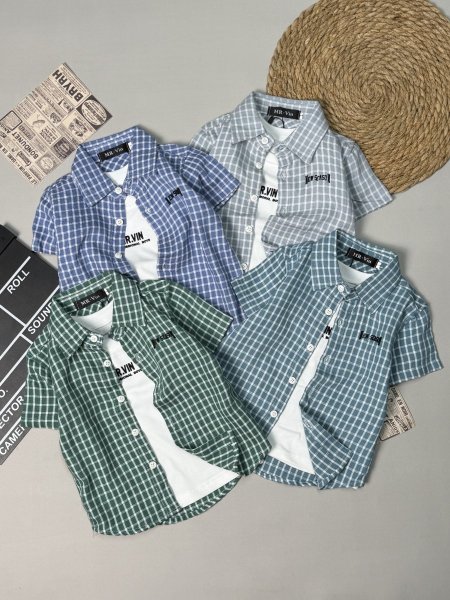 قميص قطعتين ولادي صيفي12-1