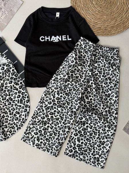 طقم بناتي 3قطع CHANEL 2-16