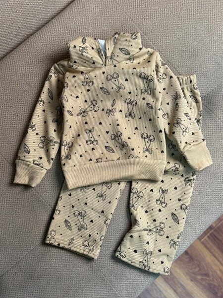 ترينج بناتي شتوي مخمل 6-2