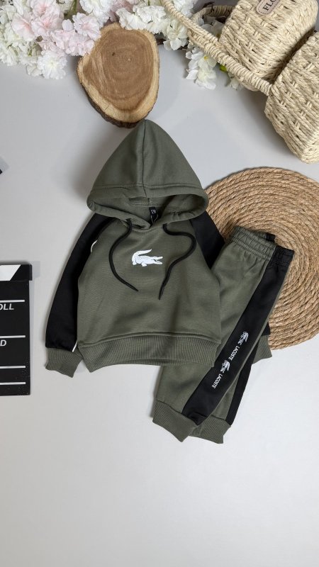ترينج شتوي ولادي Lacoste | 12m-30m