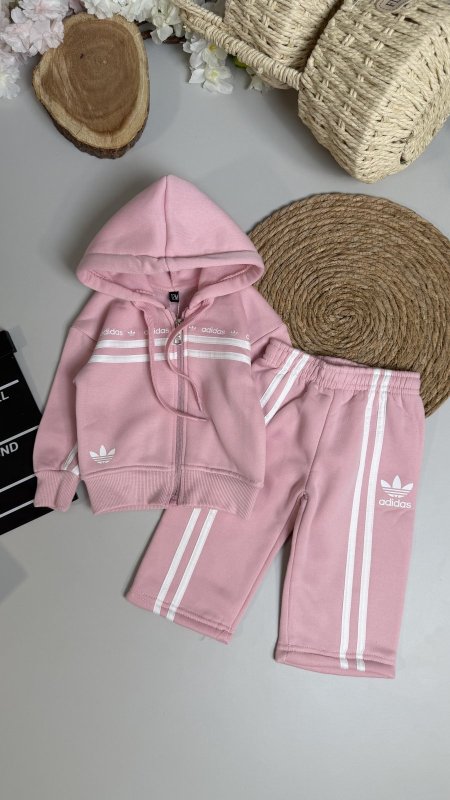 ترينج شتوي بناتي بيبي ADIDAS | 12m-30m