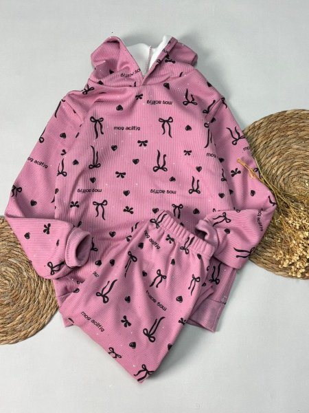 ترينج شتوي بناتي محزز مطبع 14-18