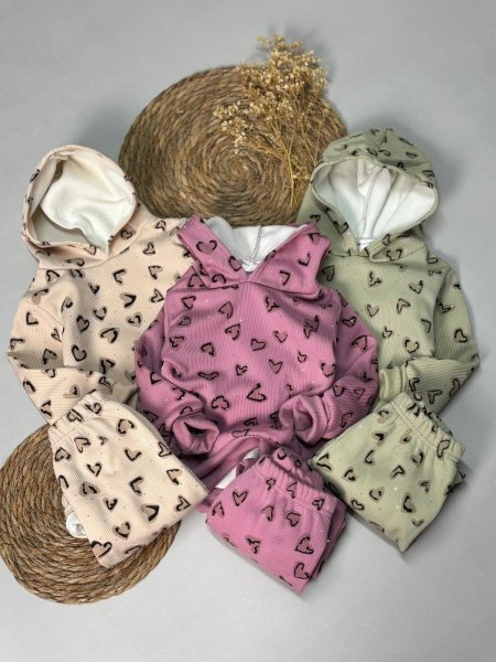 ترينج شتوي بناتي محزز 2-12