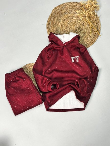 ترينج بناتي شتوي مخمل 12-8