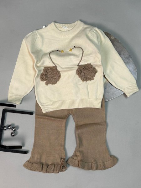 طقم بيبي صوف 3077