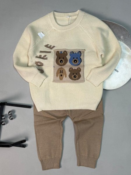 طقم بيبي صوف 3054