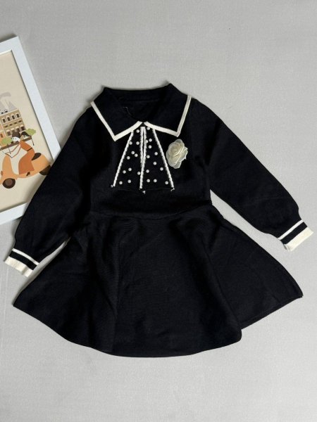 فستان بناتي صوف 4-7