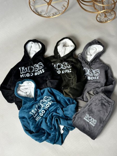 ترينج ولادي شتوي مخمل BOSS 4-10