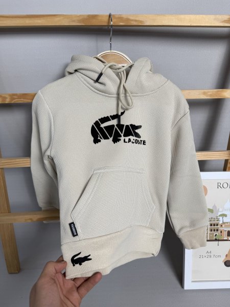 بلوز ولادي lacoste مبطن