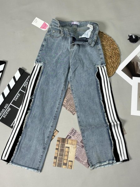 بنطلون بناتي جينز ADIDAS