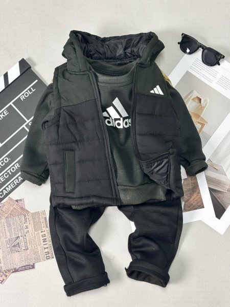 طقم ولادي شتوي 3 قطع ADIDAS 1-16
