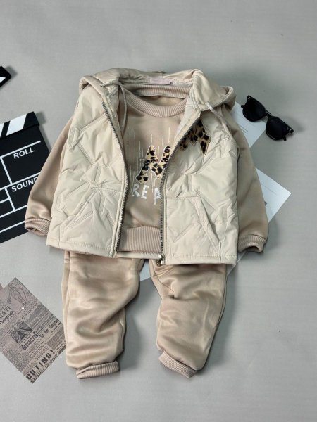 طقم بناتي شتوي 3 قطع 2-6