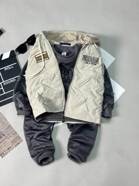 طقم ولادي شتوي 3 قطع 2-6