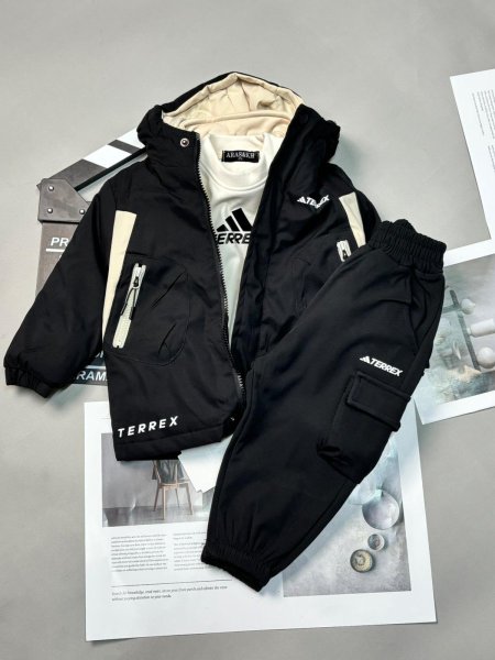 طقم ولادي شتوي 4 قطع مبطن ADIDAS TERREX 1-5